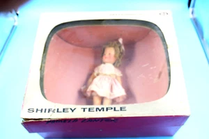 VINTAGE SHIRLEY TEMPLE DOLL IN TV SET TYPE BOX - Picture 1 of 9