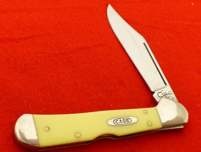Case XX USA 4-3/8" Closed Yellow Delrin 31549L CV Lockback 1998 knife - Image 1 of 4