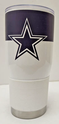 Vaso bloque color Dallas Cowboys NFL 30 OZ Foto 1 de 3