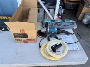 Makita 9227CX3 9227C 7" Polierer Schleifer/Polierer 10 Fuß Kabel 120 V Hakenschlaufe Extras - Bild 1 von 24