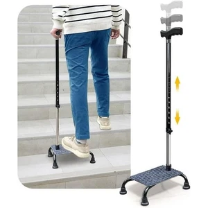 Bastón de Escalada de Escaleras Medio Escaleras para Elevadores de Escaleras Mayores Ajustable - Imagen 1 de 6