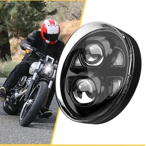 For Harley Breakout 2015-2022 LED Plug and Play Headlight w/ High Low Beam DRL - Picture 1 of 7