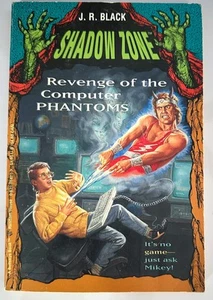 Vtg 1993 SHADOW ZONE Revenge of the Computer Phantoms J.R. Black Bullseye Book - Imagen 1 de 6