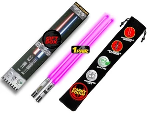 LIGHTSABER CHOPSTICKS LIGHT UP STAR WARS LED Glowing Light Saber Chop Sticks ... - Picture 1 of 8