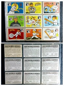 1968 Fleer Laughlin World Series Cards Complete Set * Black Back * Mid-Low Grade - Picture 1 of 24