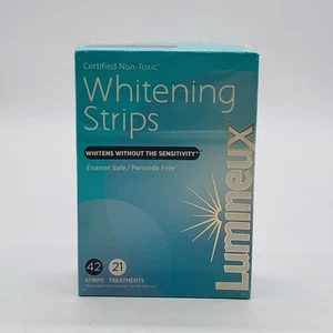 Lumineux Teeth Whitening Strips 42 Strips 21 Treatments SEALED - Picture 1 of 6