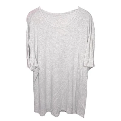 Lululemon All Yours Tee Heathered Core Light Grey Size 8 - Image 1 of 4