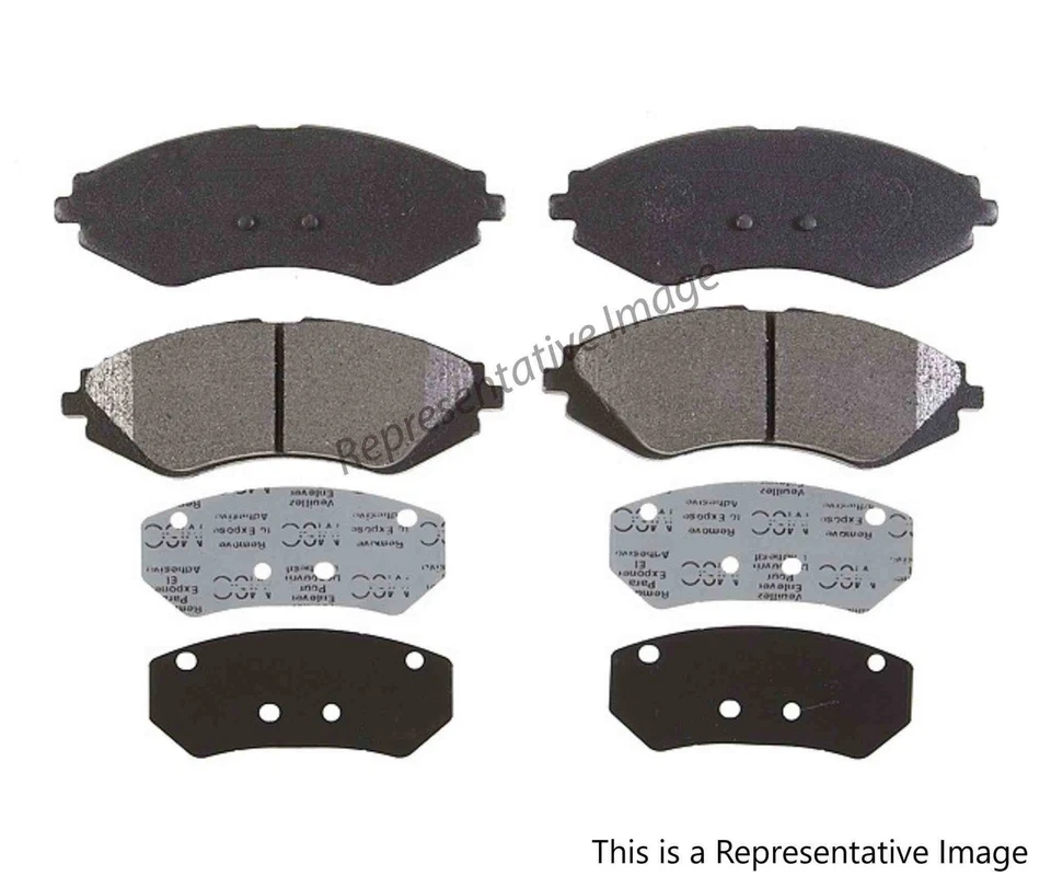 For Chevy Caprice 11-17 Akebono Severe Duty Semi-Metallic Front Disc Brake Pads Foto 1 de 1