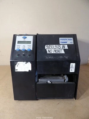 PRINTRONIX T5000r Thermal Label Printer T5204r LAN - 9,833,975 IN / NO PRINT - Bild 1 von 4