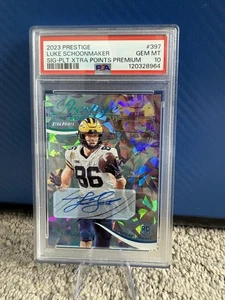 2023 Prestige Luke Schoonmaker Xtra Points Premium ROOKIE AUTO 07/10 PSA 10 - Picture 1 of 2