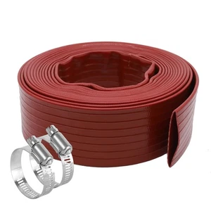 Manguera de retrolavado de piscina de 1 1/2 pulgada X 50 pies manguera de descarga de alta resistencia de 10 barras de trabajo - Imagen 1 de 7