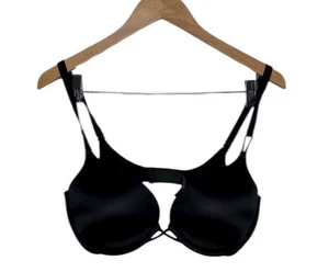 Victoria's Secret Black Bombshell Plunge Push Up Bra Women Size 38D BLEMISH - Picture 1 of 7