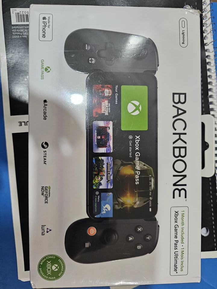 Controlador de juegos móvil Backbone One BB-02-B-XW Lightning iPhone - negro Foto 1 de 1