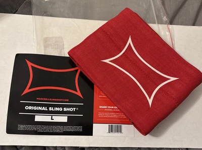 Muñequeras Sling Shot de Mark Bell - Soporte de levantamiento de pesas multiusos talla L Foto 1 de 4