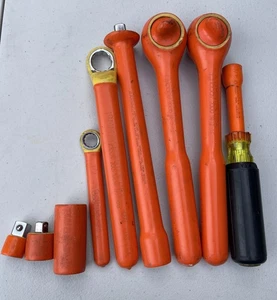 CEMENTEX USA INSULATED 7/16 DRIVE & IR 12 - LC RATCHET SET 1000V MIX SET - Picture 1 of 14