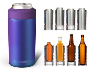 FrostBuddy Universal für normale 12&16 oz oder schlanke Dosen, Frost Buddy (Nebel) - Bild 1 von 9