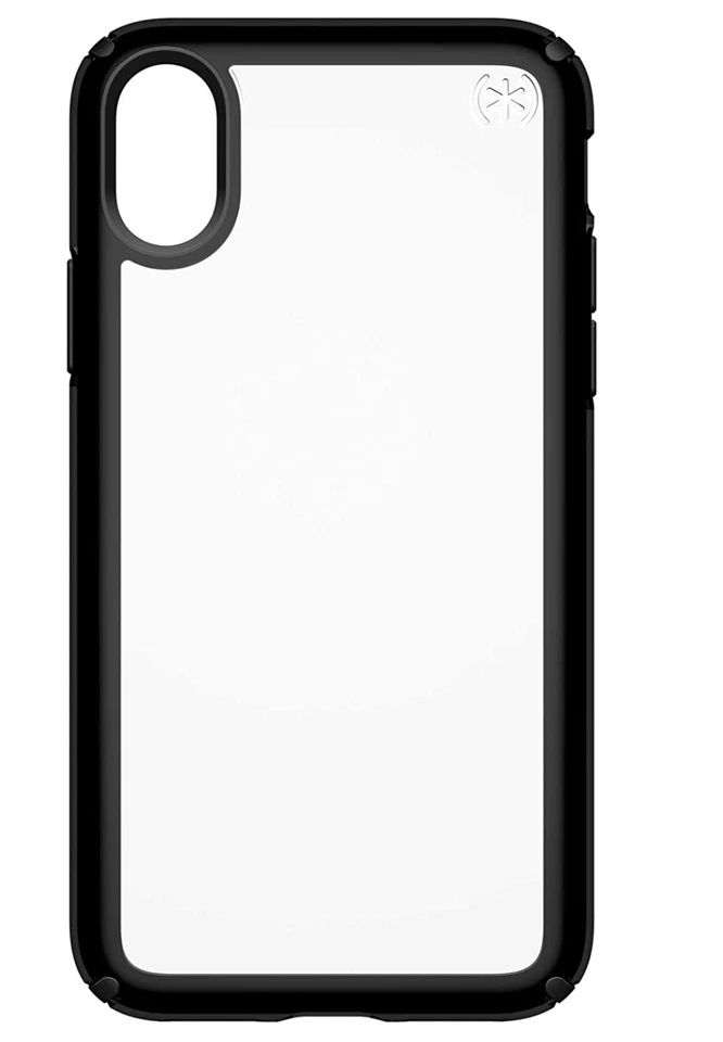 Funda Speck Presidio Show para iPhone XS iPhone X Negra Transparente Foto 1 de 1