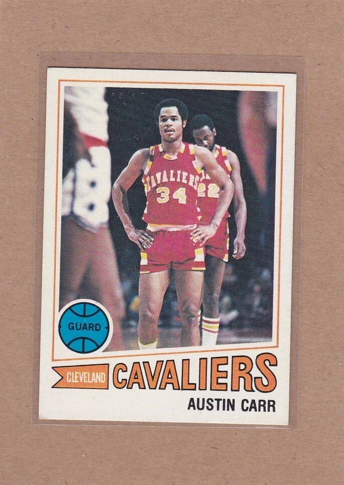 1977-78 TOPPS BASKETBALL WHITE BACK AUSTIN CARR #32 CAVALIERS EX+ *A16697