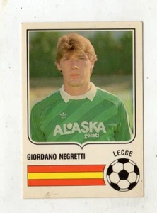 FIGURINA CARTONATA NEGRETTI LECCE 1985-86 FORZA GOAL PERFETTI - Picture 1 of 1