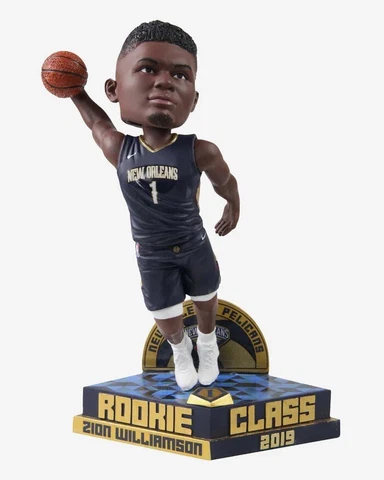 ZION WILLIAMSON New Orleans Pelicans NBA Star Rookie Bobblehead NIB! Cover