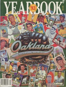 1983 Oakland Athletics Official Yearbook NEAR MINT Condition - Picture 1 of 1