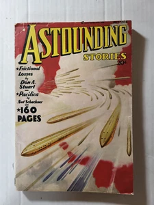 Astounding Stories Magazine July 1936 Frictional Losses Don Stuart - Foto 1 di 7