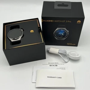 HUAWEI Smart Watch GT3 Pro 46mm tytanowy korpus czarny aktywny model szafirowe szkło - Zdjęcie 1 z 10