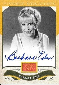 Barbara Eden Panini Golden Age Historic Signatures Signed BE Card