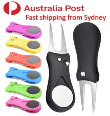 Golf Ball Marker Repairer Pitch Pitch mark Divot Repair Blade Tool AU Stock - image 1 of 2