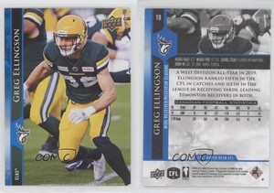 2021 Upper Deck CFL Blue Greg Ellingson #19