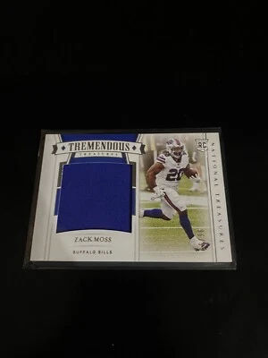 2020 National Treasures Tremendous Treasures Rookie Jersey Zack Moss /99 - Image 1 of 2