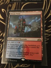 MTG 1x Steam Vents MINT Magic GRN Modern Pioneer Legacy EDH Commander SHOCK LAND