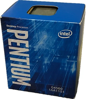 Intel G4560 Pentium Kaby Lake 3.5GHz Socket 1151 con dissipatore - FUNZIONANTE - Immagine 1 di 4