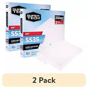 (2 pack) Cabin Air Filter 5535, Replacement Air/Dust Filter for Buick, Cadillac - Picture 1 of 9