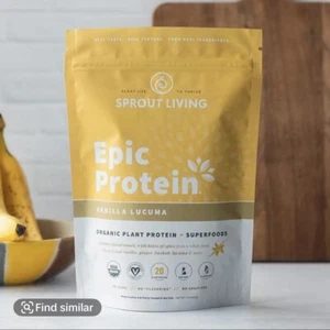 Sprout Living Epic Protein, Plant Based Protein & Superfoods Powder, - Picture 1 of 9