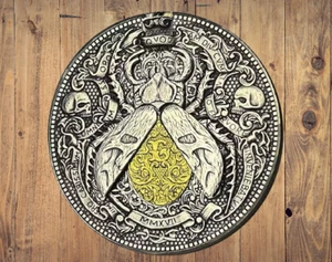 Hobo Dollar Roman Booteen Moving Coin Gold Skarabäus Mechanisch Silber Ägypten Käfer - Bild 1 von 3
