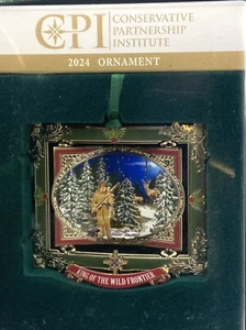 Instituto de Asociación Conservadora 2024 Ornamento Rey de la Frontera Salvaje CPI - Imagen 1 de 4
