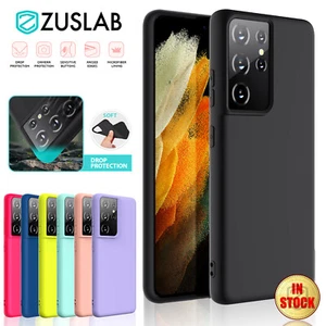 For Samsung Galaxy S21 Plus Ultra 5G Case ZUSLAB Soft Silicone Shockproof Cover - Zdjęcie 1 z 14