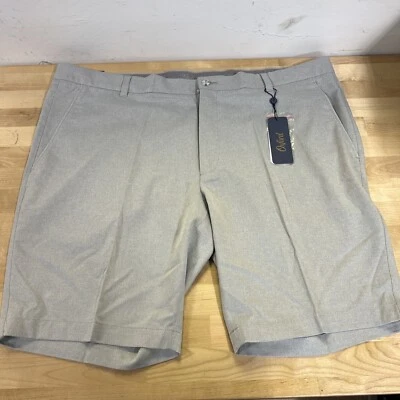 Shorts de golfe Oxford Wagner masculino cinza tamanho 42 - Imagem 1 de 4