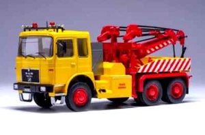 IXO 1/43 1982 MAN F8 26.281 RECOVERY/WRECK TRUCK/WRECKER YELLOW & RED TRU043A - Picture 1 of 8