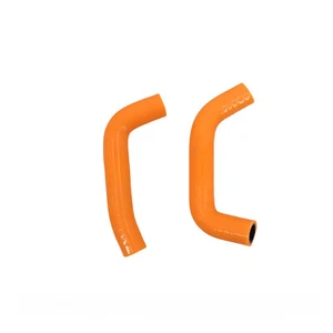 Fit For Honda Ruckus 50/Zoomer 50CC All Years Silicone Radiator Hose Orange - Picture 1 of 10