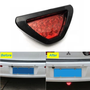 F1 Style 12 LED Red Light Rear Tail Third Brake Stop Light Safety Lamp Universal - Picture 1 of 8