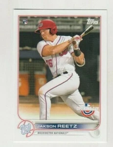(9) Lote de tarjetas de novato Jakson Reetz 2022 Topps Opening Day #114 Nationals RC - Imagen 1 de 1