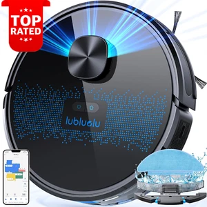 Robot Vacuum 4000Pa 2 in 1 Cleaner Mop Lidar Navigation App Alexa SL60D - Picture 1 of 12