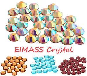 1440 x DMC Flat Back Foiled Crystals, EIMASS® Non Hot Fix Glass Rhinestones Gems - Picture 1 of 45