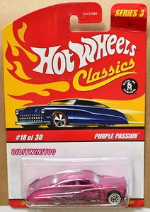 HOT WHEELS CLASSICS PURPLE PASSION 1963 T-BIRD 2011 T-BIRD - Picture 1 of 2