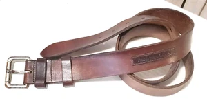 Vintage POLO Ralph Lauren Gürtel Herren Gr. 42 braun Leder mit Leder Markenetikett - Bild 1 von 9