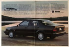 Saab 9000 CD 1988 Vintage Druck Anzeige zwei Seiten 16x11 Zoll Wanddekor