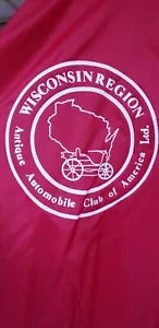 AACA Wisconsin Antique Automobile Club of America red jacket coat windbreaker - Picture 1 of 6