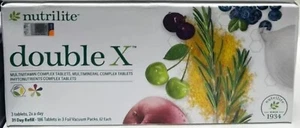 186 Tabs Nutrilite Double X™ Multivitamin 31-Day Refill + Tracking - Picture 1 of 2
